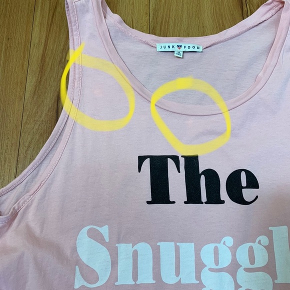 Junk Food “The Snuggle Is Real” Pink Tank Top - Picture 11 of 13